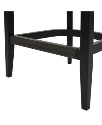  Mid-Century Modern 26" wood  Cane Back Kitchen Island Chair Counter Stool