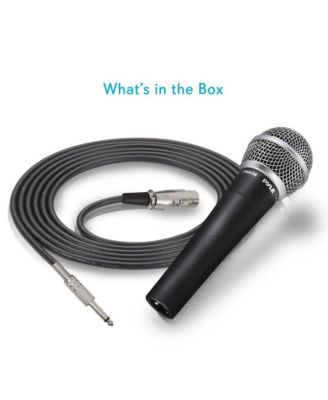 Professional Dynamic Microphone Unidirectional Handheld Mic with XLR Cable
