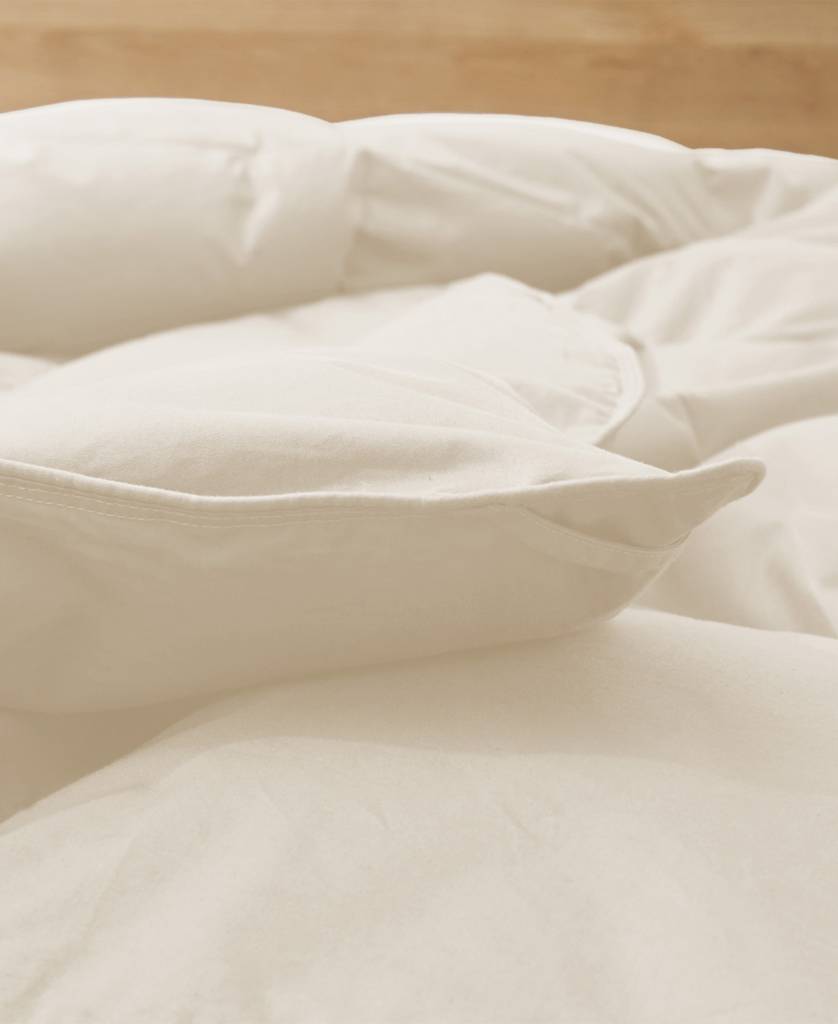 Unikome Luxurious Comfort Cotton Goose Down Feather Comforter, California King