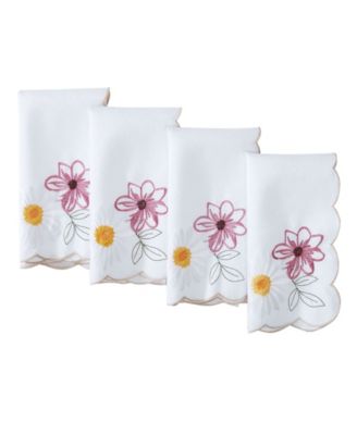Elrene - Sunflower and Daisies Cutwork Tablecloth