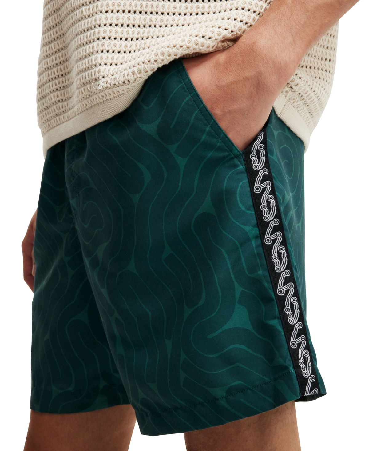 COTTON ON MEN'S BAGGY FIT SHORTS 