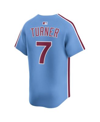 Men's Trea Turner Light Blue Philadelphia Phillies Alternate Limited Player Jersey