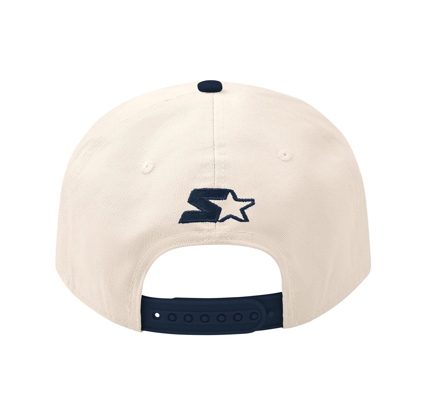 Men's Cream/Navy Boston Bruins Blue Wave Classic Adjustable Hat