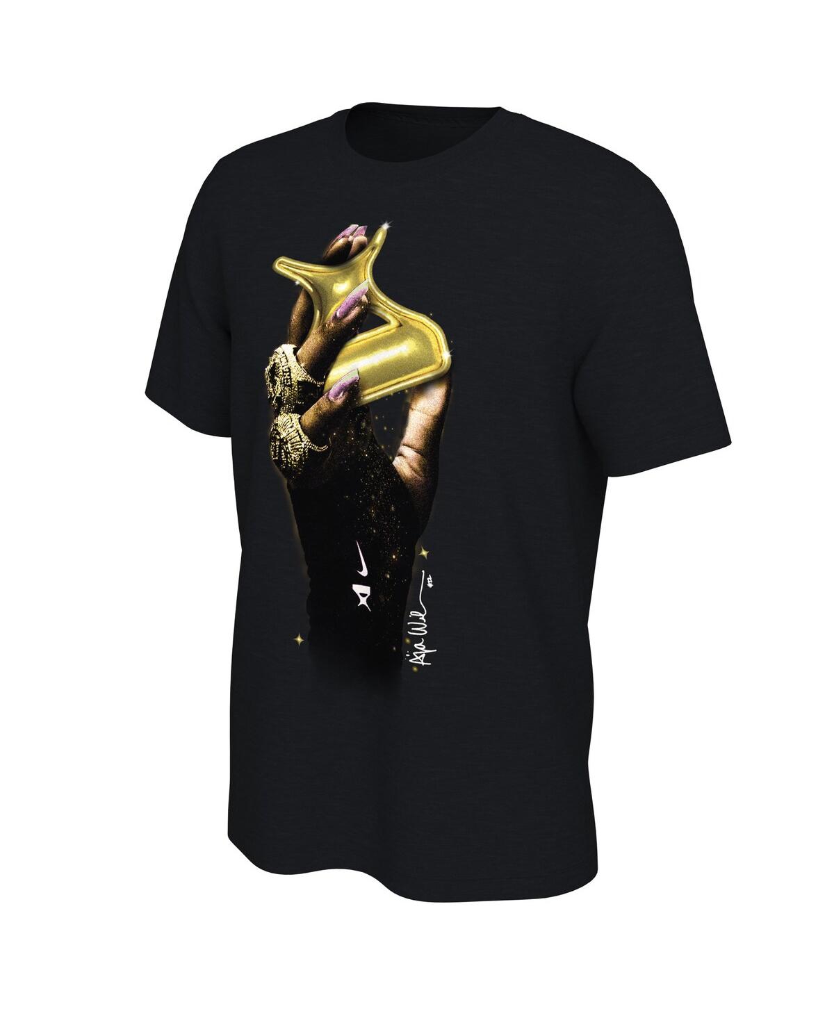 Nike Men's And Women's A'ja Wilson Black Las Vegas Aces Wnba Summit Player T-shirt In Black