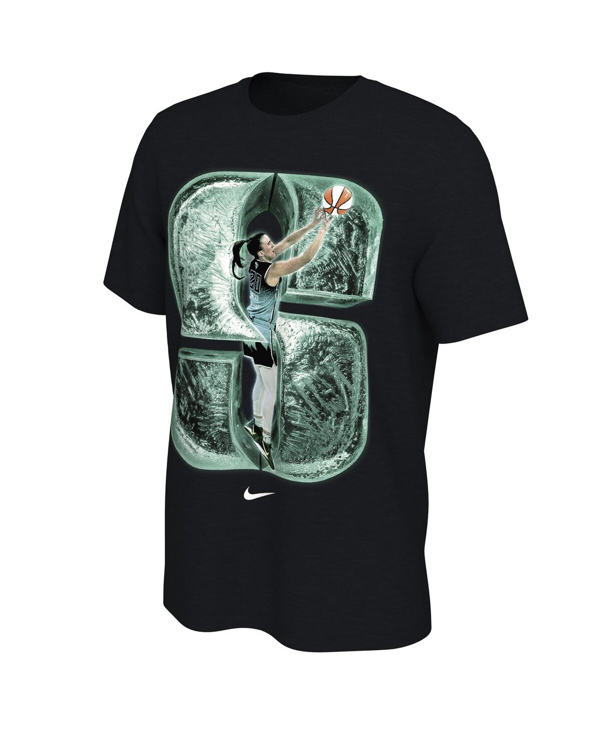 Nike Men's And Women's Sabrina Ionescu Black New York Liberty Wnba Summit Player T-shirt In Black