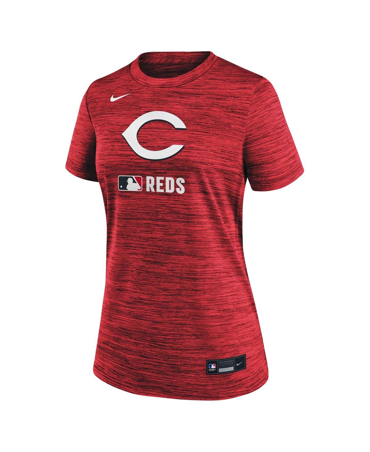 Nike Women's Red Cincinnati Reds Authentic Collection Velocity Performance T-shirt In Red