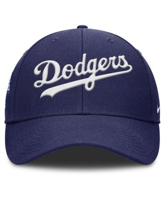 Men's Navy Los Angeles Dodgers Rise Gaberdine Adjustable Hat