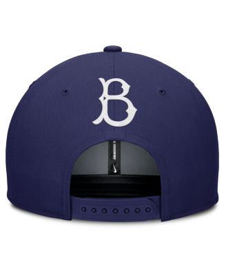 Men's Gray/Royal Brooklyn Dodgers Cooperstown Collection Pro Performance Snapback Hat