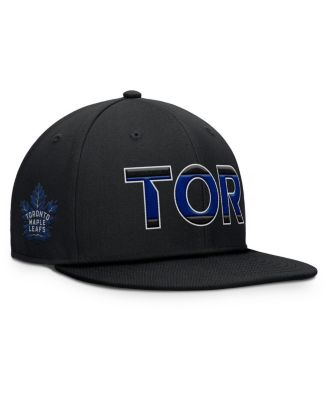 Fanatics - Men's Black Toronto Maple Leaf's Authentic Pro Alternate Jersey Snapback Hat
