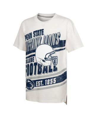 Big Boys and Girls White Penn State Nittany Lions Let's Get Loud Oversized T-Shirt