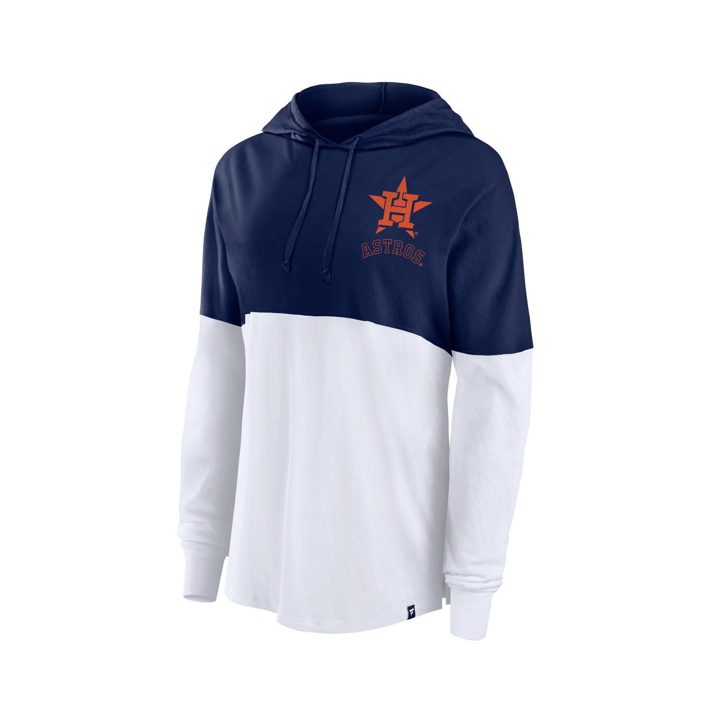 Женское худи Fanatics Navy/White Houston Astros Backup Option Pullover — фото 4