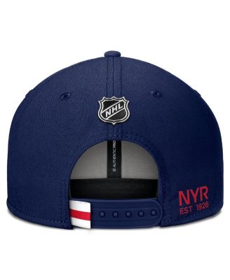 Men's Navy New York Rangers Authentic Pro Prime Snapback Hat
