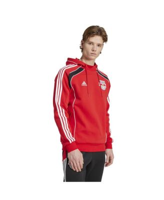 Men's Red New York Red Bulls 2025 Travel Pullover Hoodie