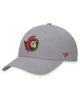 Fanatics - Men's Gray Ottawa Senators Extra Time Adjustable Hat