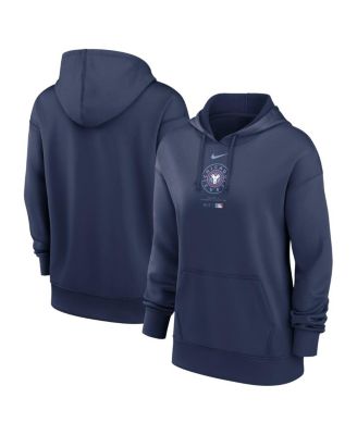 Nike - Women's Navy Chicago Cubs City Connect Practice Performance Pullover Hoodie