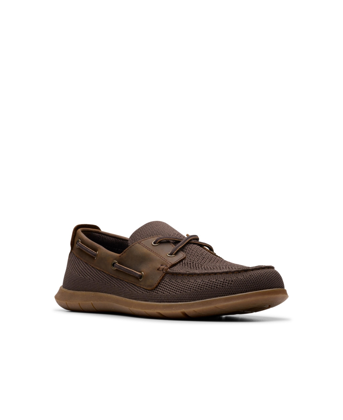 Men's Flexway Tie Casual Slip On Boat Shoe - Navy Combi