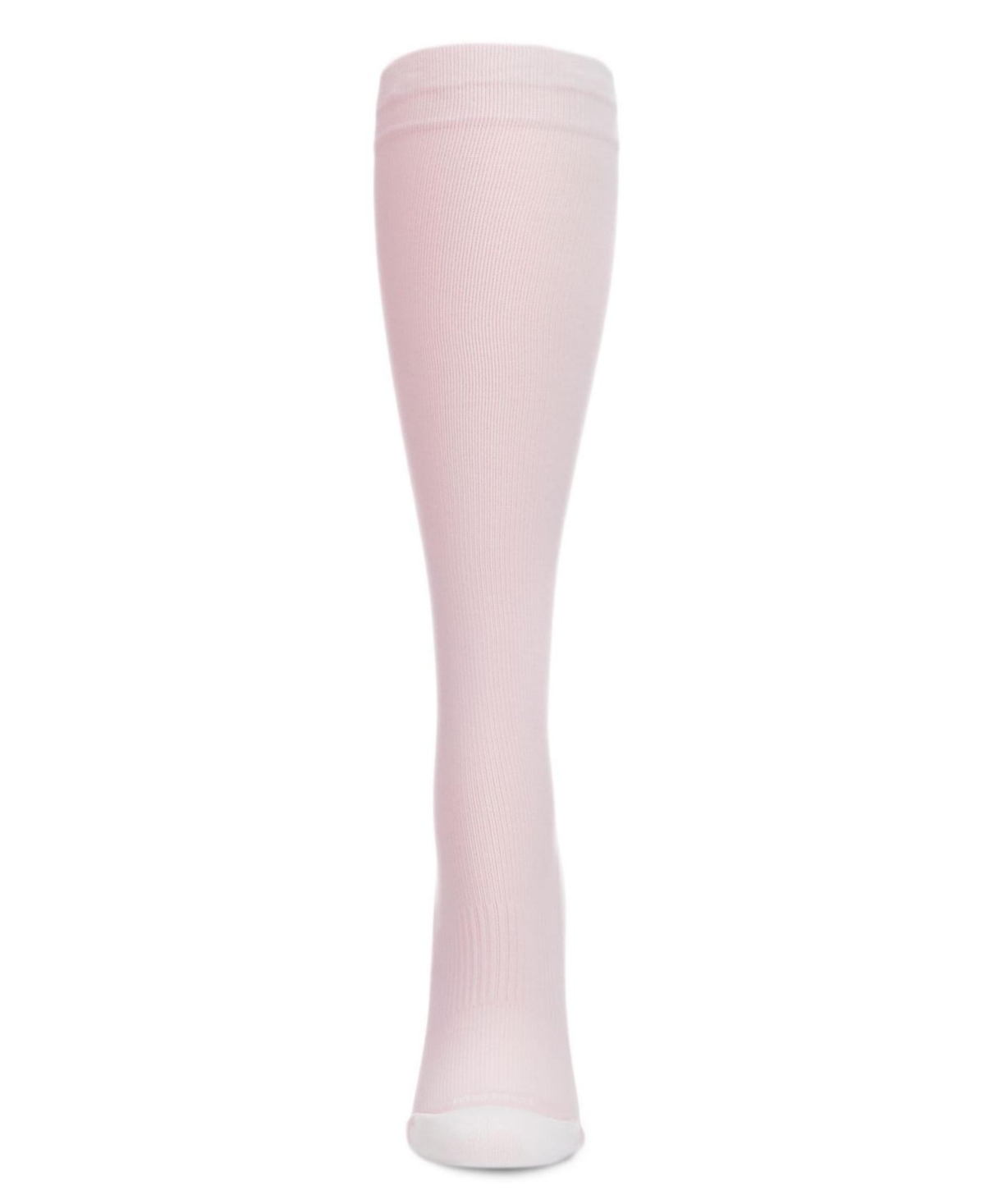 Memoi Women's Unisex Solid Nylon 15-20mmhg Graduated Compression Socks Uoy07412 In Pink