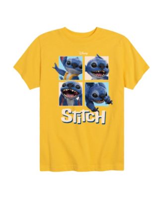 Lilo & Stitch Big Boys Lilo Stitch Live Action Stitch Graphic T-Shirt - Yellow
