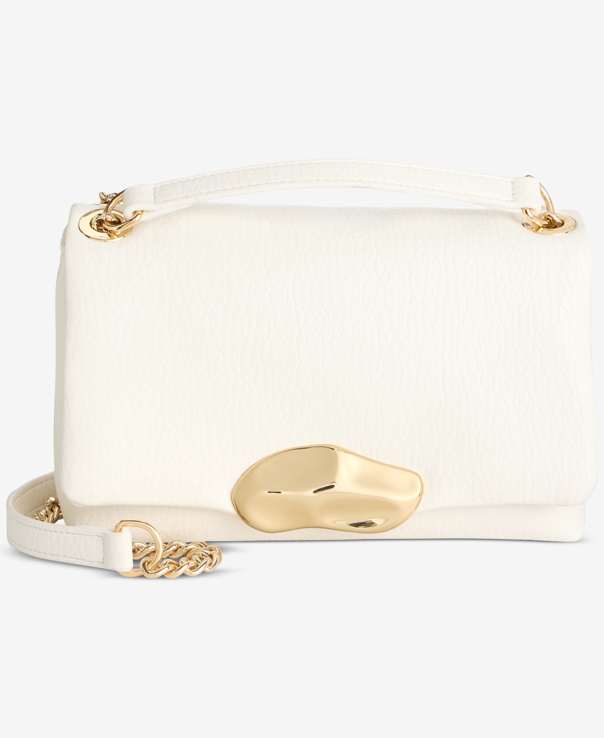 Ajae Mini Sculpt Shoulder Bag, Exclusively at Macy's - Vanilla