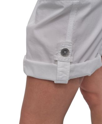 Women's Smocked-Waist Convertible Shorts