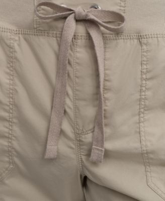 Women's Smocked-Waist Convertible Shorts