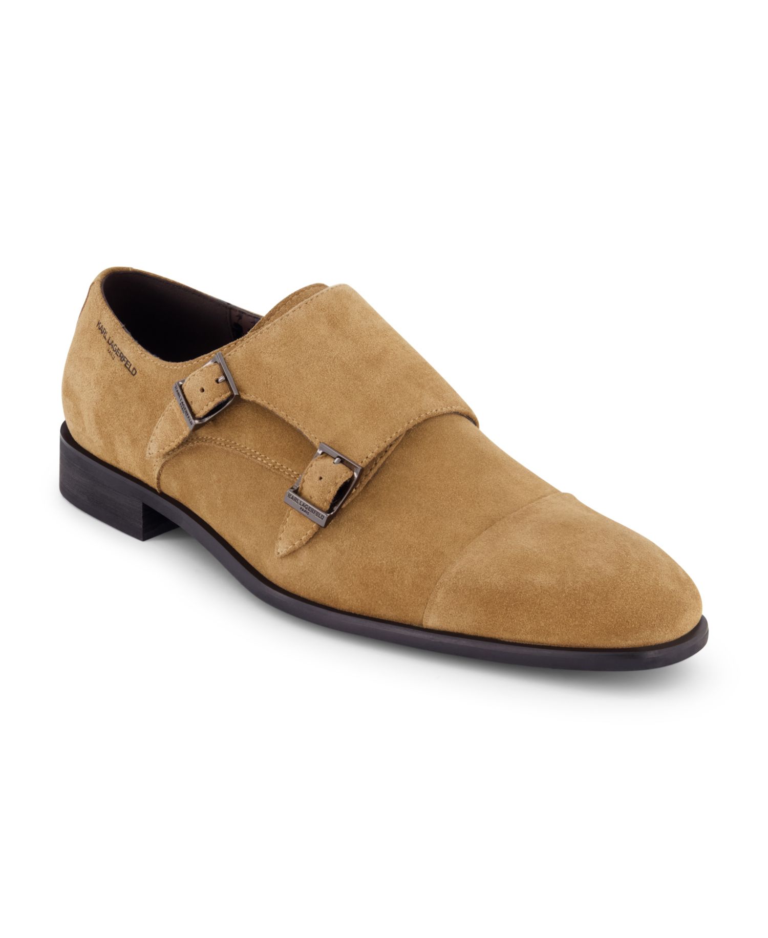 Men's Double Monk Cap Toe Dress Shoe