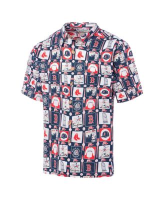 Men's Navy Boston Red Sox Champions Scenic Button-Up Shirt