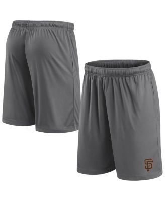 Fanatics - Men's  Gray San Francisco Giants Primary Logo Shorts