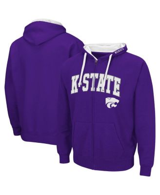 Colosseum - Men's  Purple Kansas State Wildcats Big Tall Full-Zip Hoodie