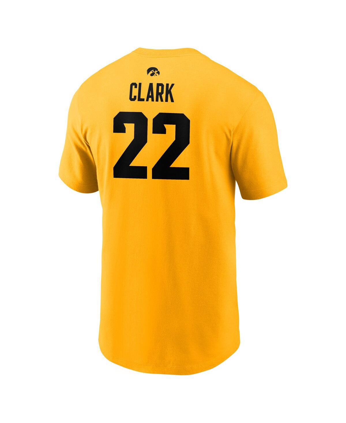 Nike Men's And Women's Caitlin Clark Gold Iowa Hawkeyes Retired Player Name Number T-shirt In Gold