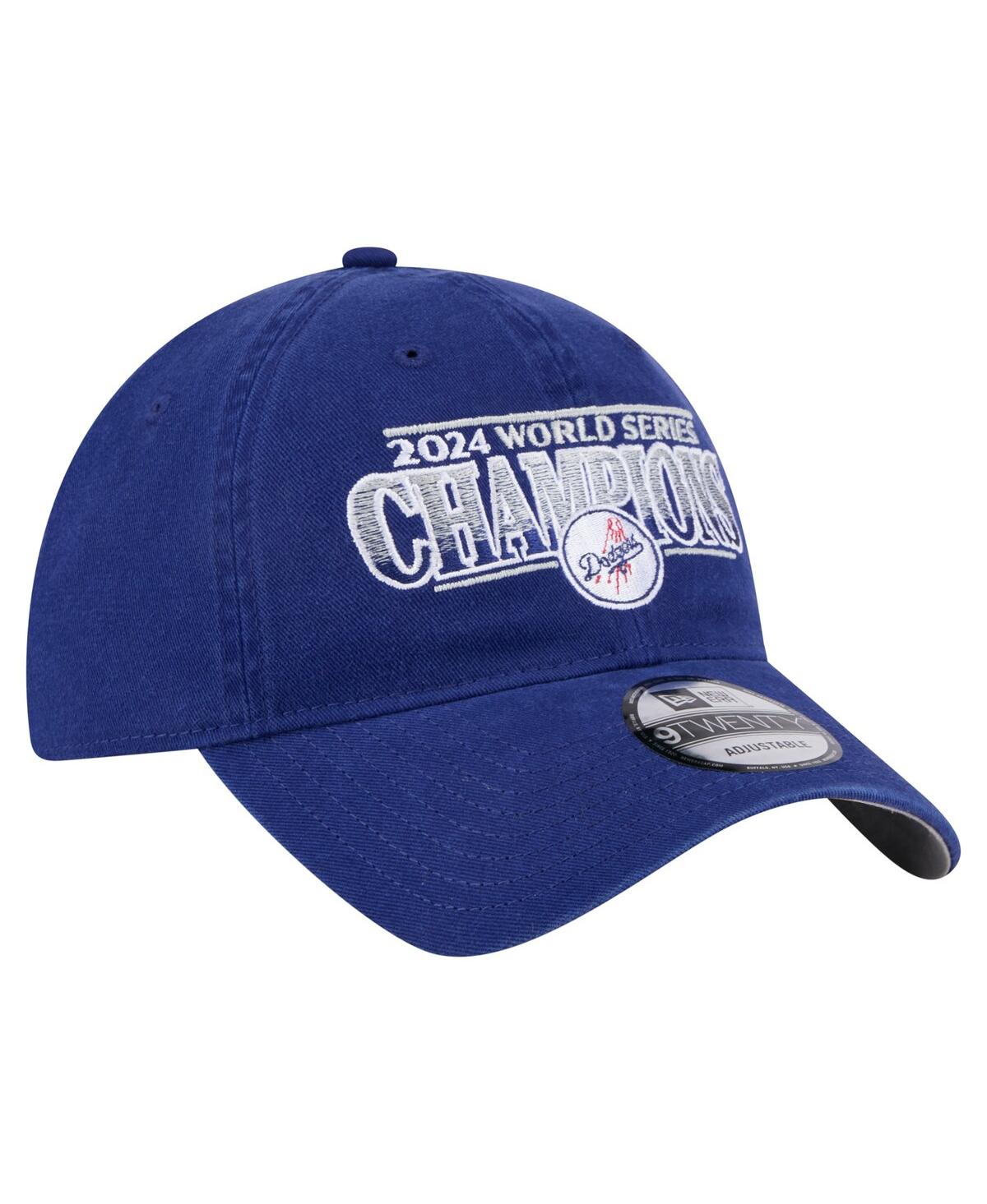 NEW ERA MEN'S ROYAL LOS ANGELES DODGERS 2024 WORLD SERIES CHAMPIONS 9TWENTY ADJUSTABLE HAT 
