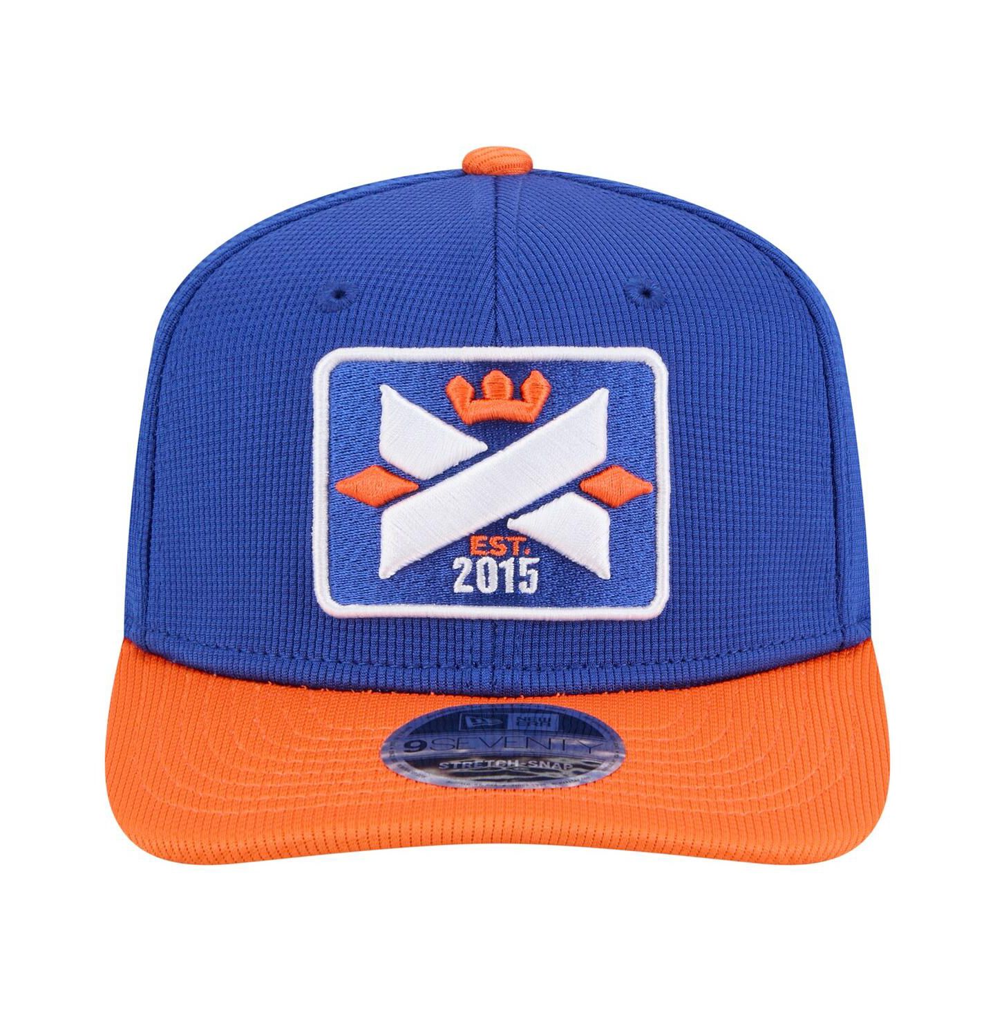 Мужские головные уборы New Era Blue/Orange FC Cincinnati 2025 Jersey Hook 9SEVENTY Stretch-Snap Hat — фото 3