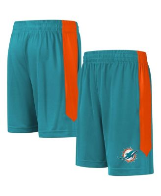 Outerstuff - Big Boys and Girls Aqua Miami Dolphins Fashion Shorts
