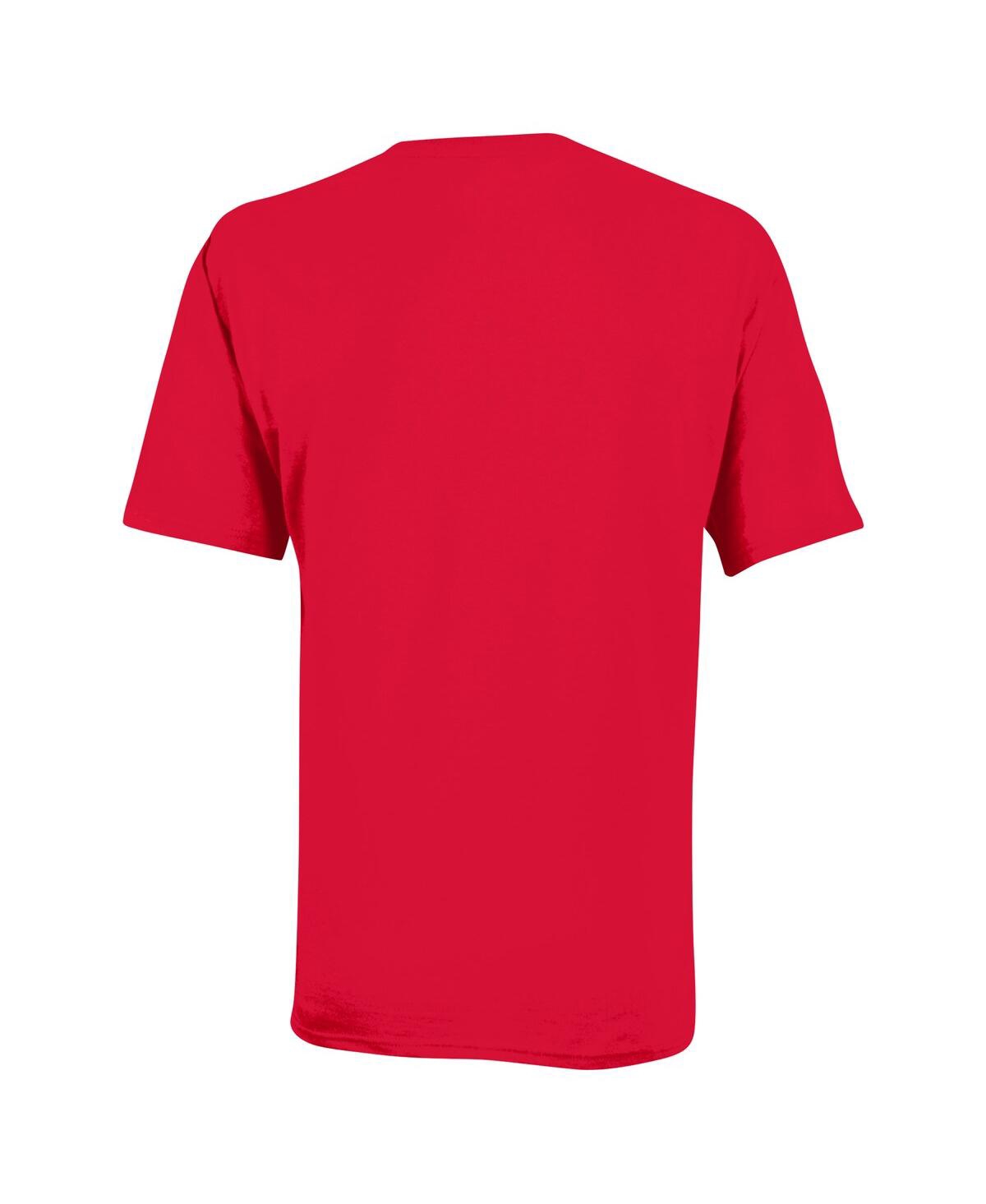 CHAMPION BIG BOYS AND GIRLS RED MARYLAND TERRAPINS TEAM ARCH T-SHIRT 