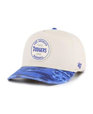 '47 Brand - Men's Cream/Navy Los Angeles Dodgers Fiji Rope Hitch Adjustable Hat