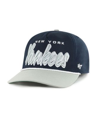 Men's Navy New York Yankees Drop Shadow Rope Hitch Adjustable Hat
