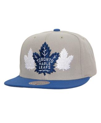 Mitchell & Ness - Men's  Gray Toronto Maple Leafs Soul Triple Up Snapback Hat