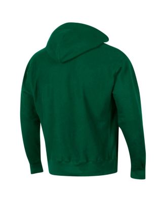 Men's Green Miami Hurricanes Vault Late Night Reverse Weave Pullover Hoodie