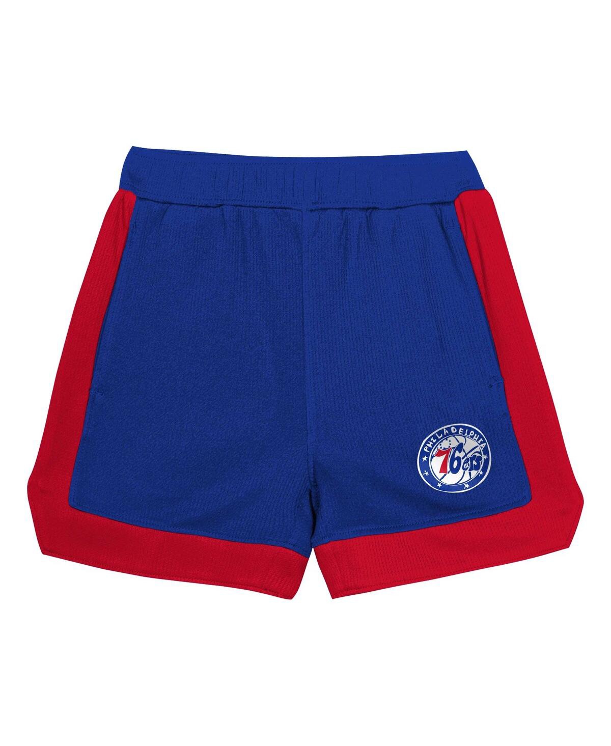 Outerstuff Preschool Philadelphia 76ers Mesh Tank Top And Shorts Set In White