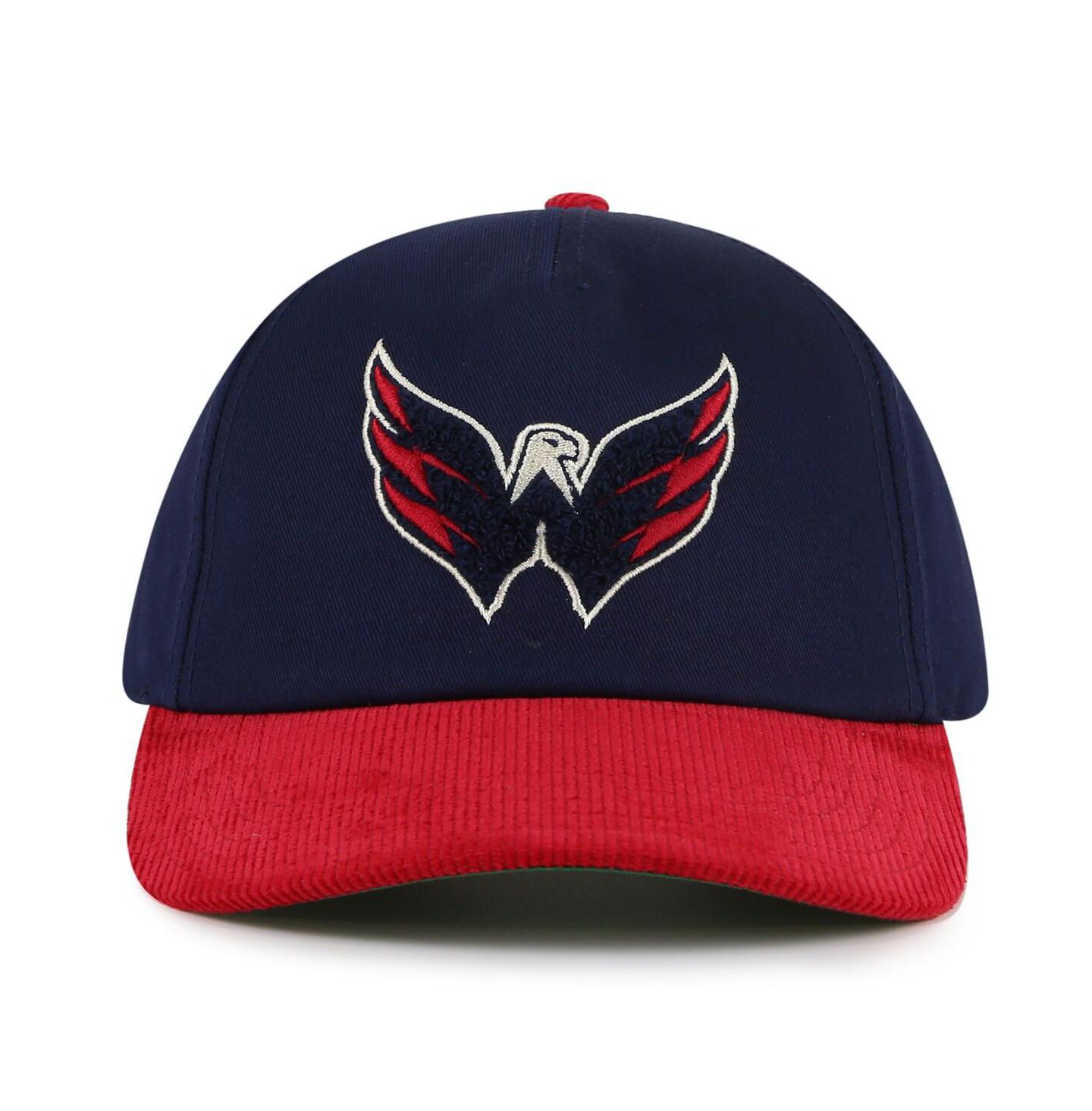 Мужская кепка American Needle Navy/Red Washington Capitals Burnett Adjustable Hat — фото 1