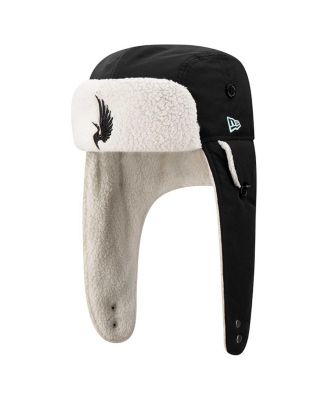New Era - Men's Black Minnesota United FC Trapper Knit Hat