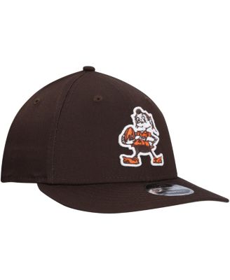 Men's Brown Cleveland Browns Main Low Profile 9FIFTY Snapback Hat