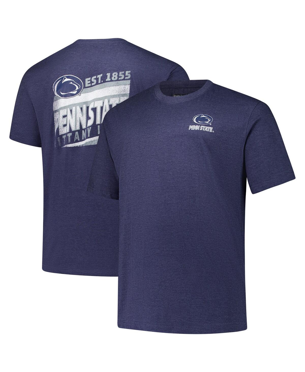 Fanatics Men's Navy Penn State Nittany Lions Big Tall Ideal Faded T-shirt In Navy