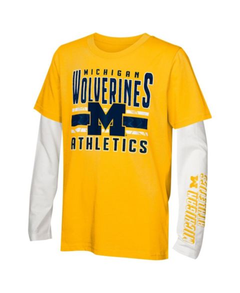 Комплекты Outerstuff Michigan Wolverines In the Mix T-Shirt Combo Set для мальчиков