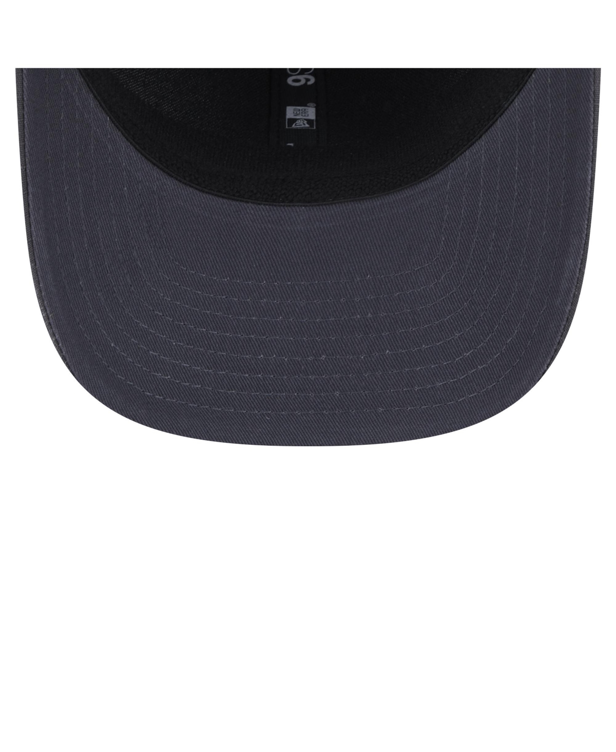 NEW ERA MEN'S GRAPHITE LOS ANGELES LAKERS TEAM ELEVATED PATCH 9SEVENTY ADJUSTABLE HAT 