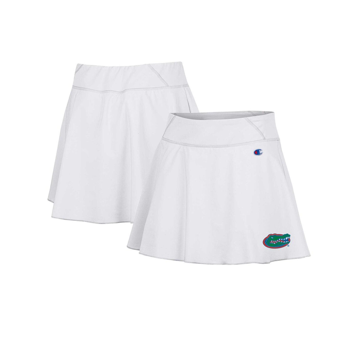 Women's White Florida Gators Tailgate Soft Touch Skirt