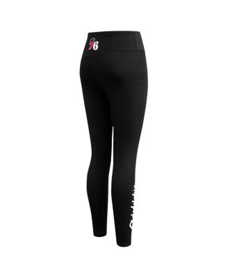Women's Black Philadelphia 76ers Paint the City Jersey Leggings