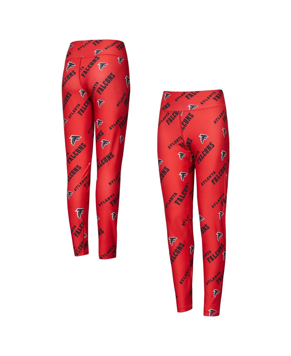 Concepts Sport Red Tampa Bay Buccaneers Breakthrough Allover Print Leggings In Red