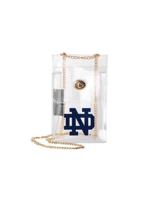 Logo Brands - Notre Dame Fighting Irish Clear Essential Crossbody Purse
