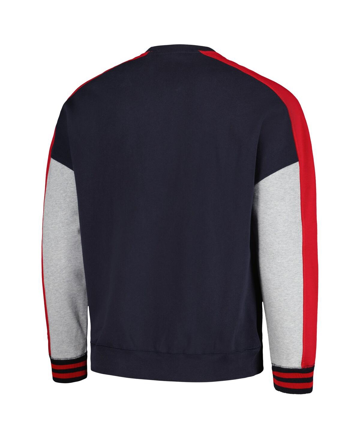 5th & Ocean Men's Navy Usmnt Athleisure Pullover Sweatshirt In Navy